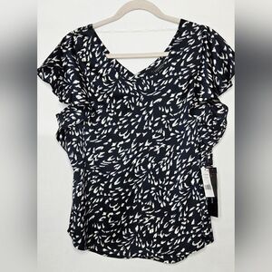 NWT Women's Liverpool Los Angeles Stretch Satin Top Feminine Women's Medium